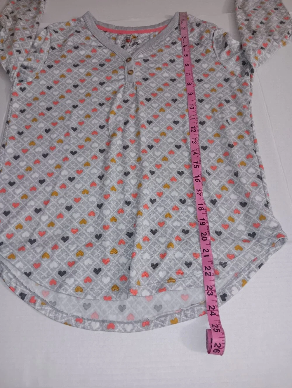 CUDDI DUDS Kids Gray Heart-Print Pajama Set - Cozy Long Sleeve & Pants